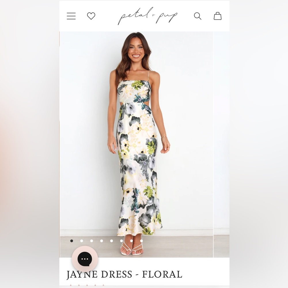 Petal and Pup, Jayne floral midi dress